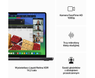 Apple MacBook Pro M3 Pro/18GB/512/Mac OS Gwiezdna Czerń 14R GPU - 1192967 - zdjęcie 5